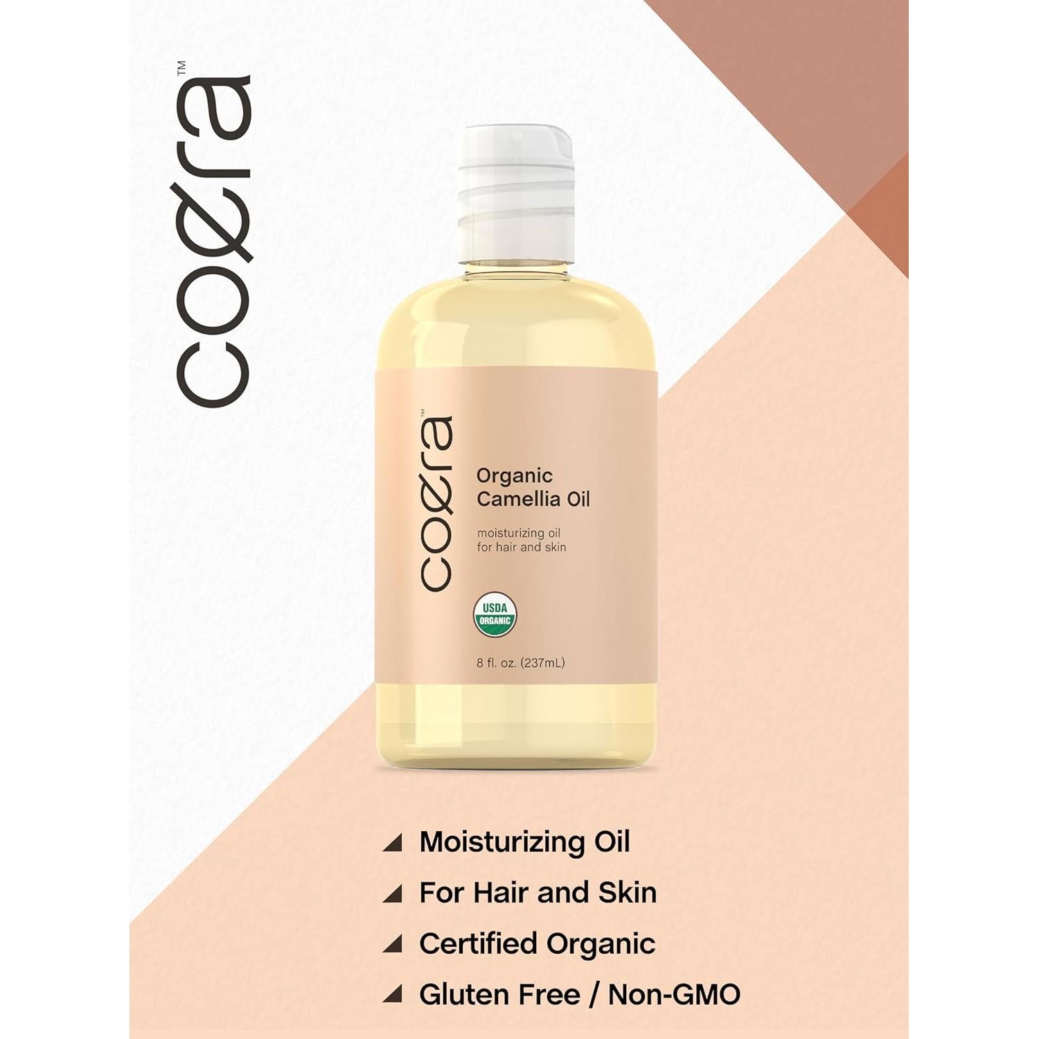 Aceite de Camelia Coera 236 ml Orgánico Hidratante Piel y Cabello