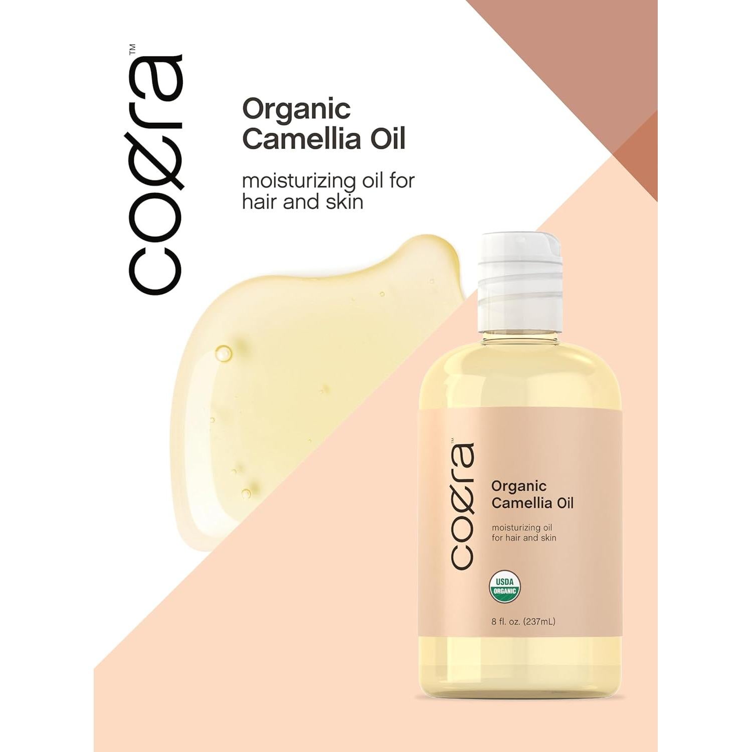 Aceite de Camelia Coera 236 ml Orgánico Hidratante Piel y Cabello
