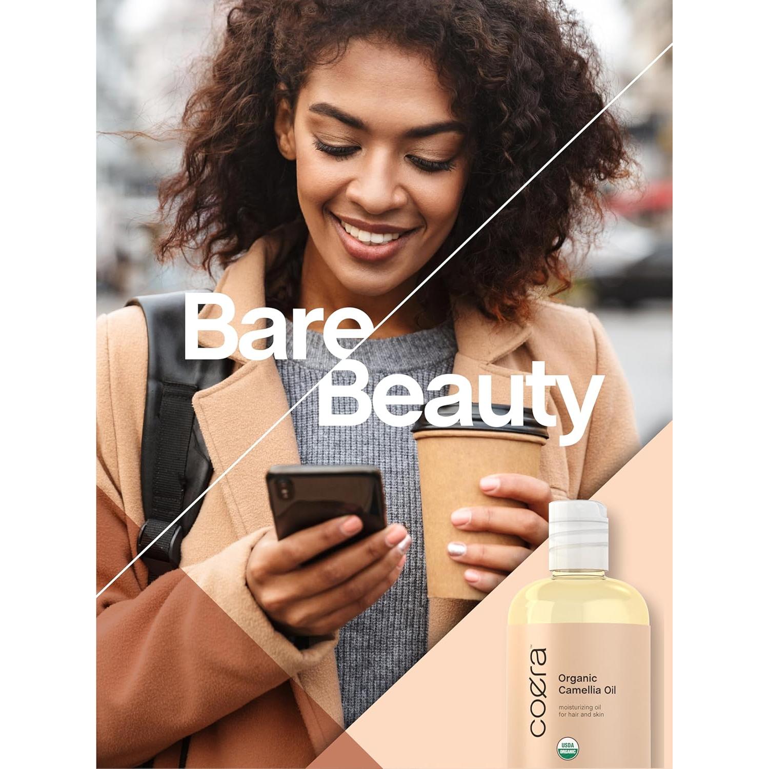 Aceite de Camelia Coera 236 ml Orgánico Hidratante Piel y Cabello