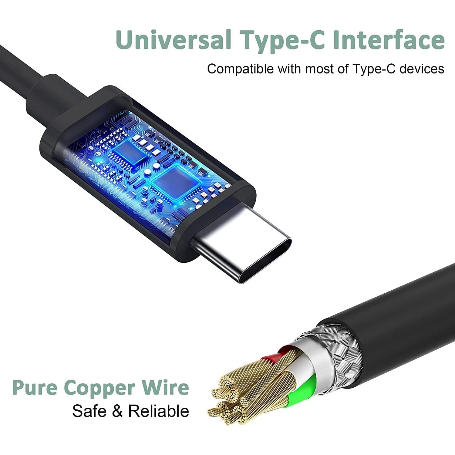 Cargador HP USB C 65W Slim HXHTEC para Laptops