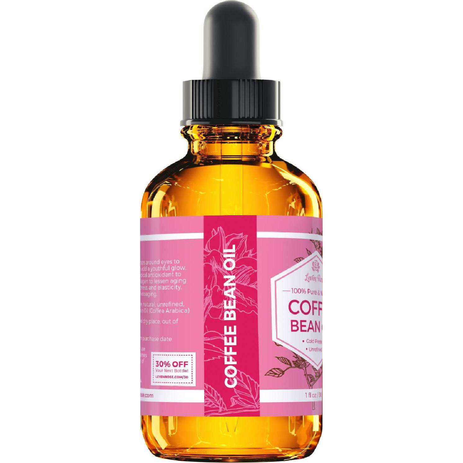 Aceite de Grano de Café Leven Rose 30 ml - 100% Natural