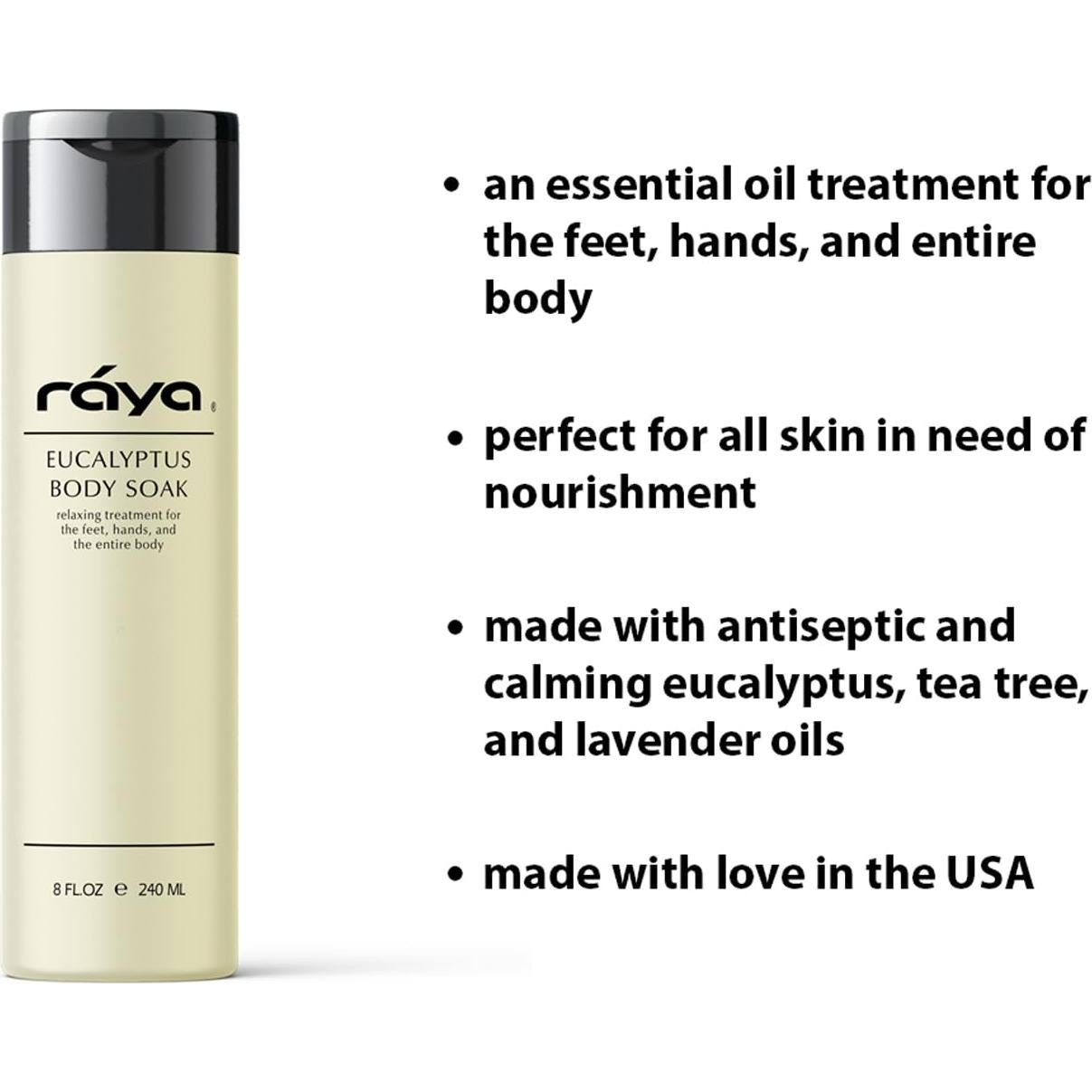 Baño de Eucalipto RAYA 236 ml | Relajante para Pies y Manos