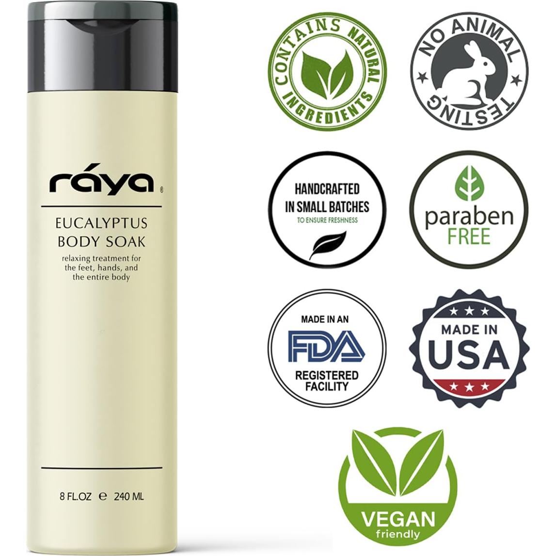 Baño de Eucalipto RAYA 236 ml | Relajante para Pies y Manos