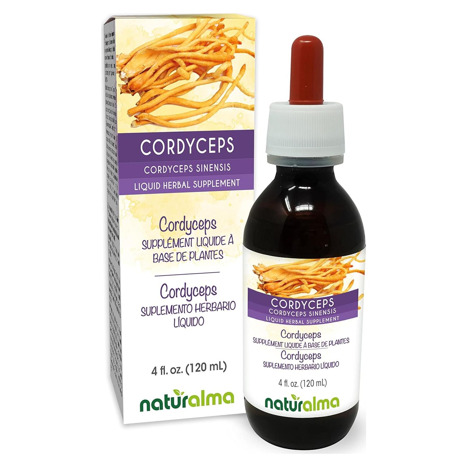 Naturalma Tintura de Cordyceps Sinensis 118.29 ml - Suplemento Vegano