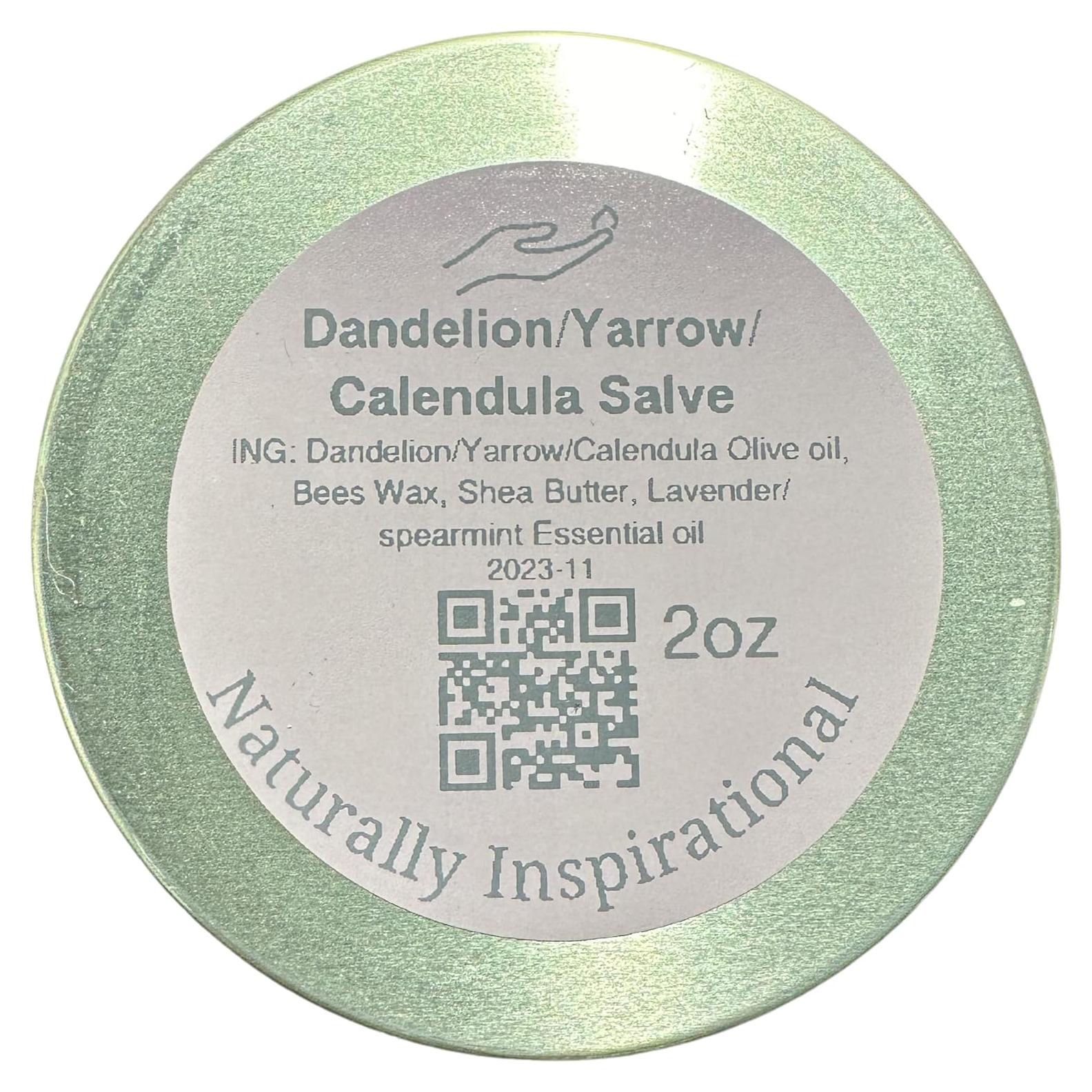 Ungüento Natural Multiusos 56.7g - Diente de León, Yarrow, Caléndula