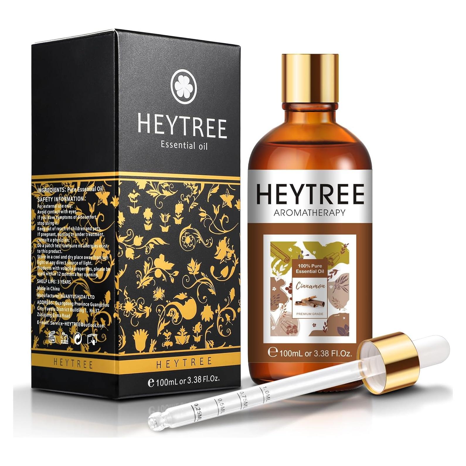 Aceite Esencial de Canela HEYTREE 100ml - Aroma Dulce y Picante