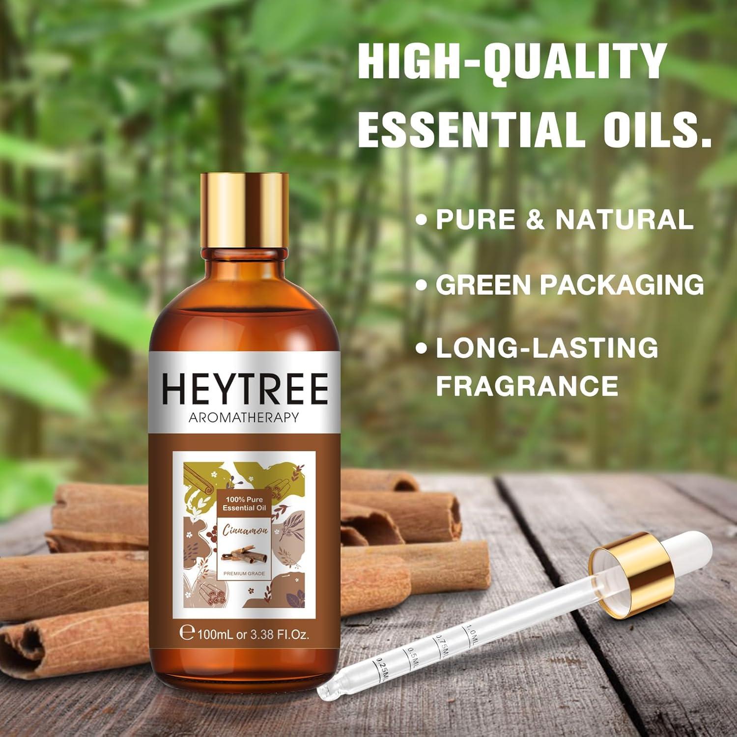 Aceite Esencial de Canela HEYTREE 100ml - Aroma Dulce y Picante