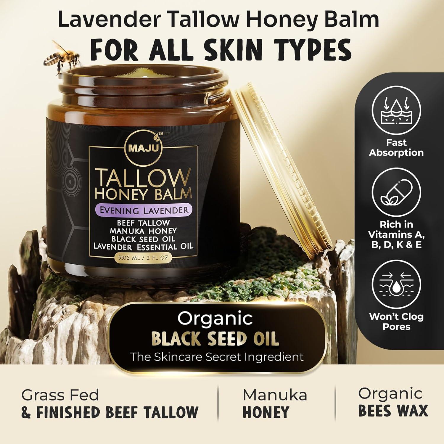 Bálsamo Hidratante de Manteca de Res MAJU 56.7g Lavanda