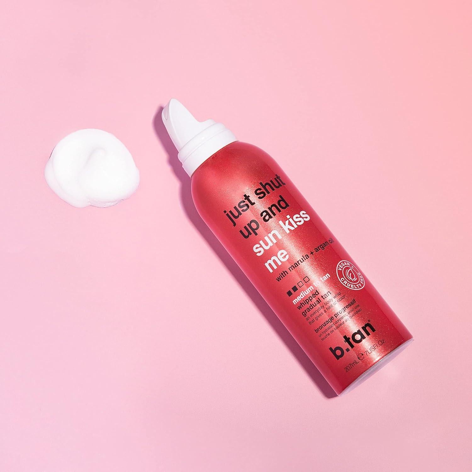 Bronceador Gradual B.Tan Whip 207ml - Brillo Dorado Hidratante