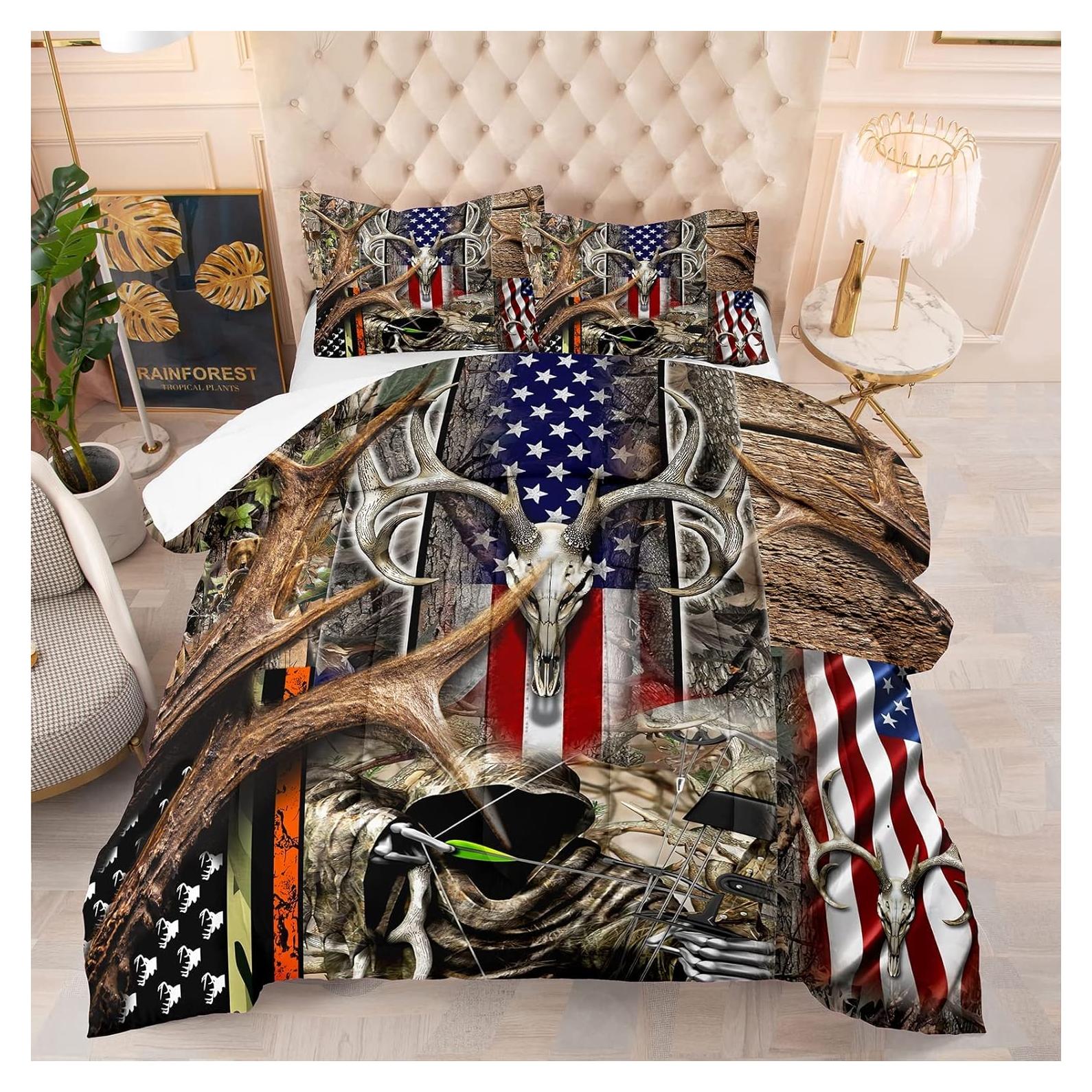 Juego de Edredón Individual Tailor Shop Bandera Americana 173x218cm