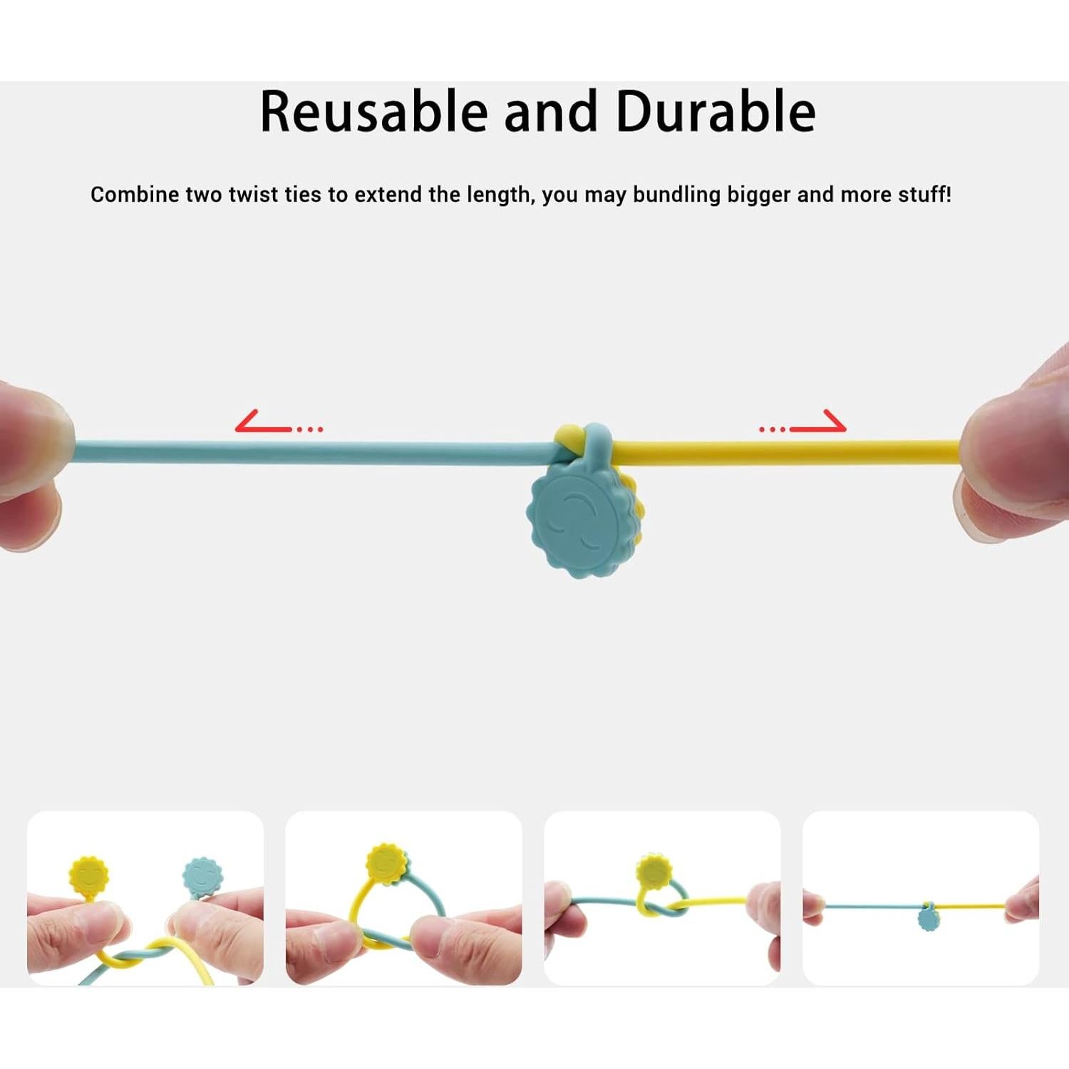 Corbatas Magnéticas Rich&Ray 20 Piezas Silicona 10 Colores