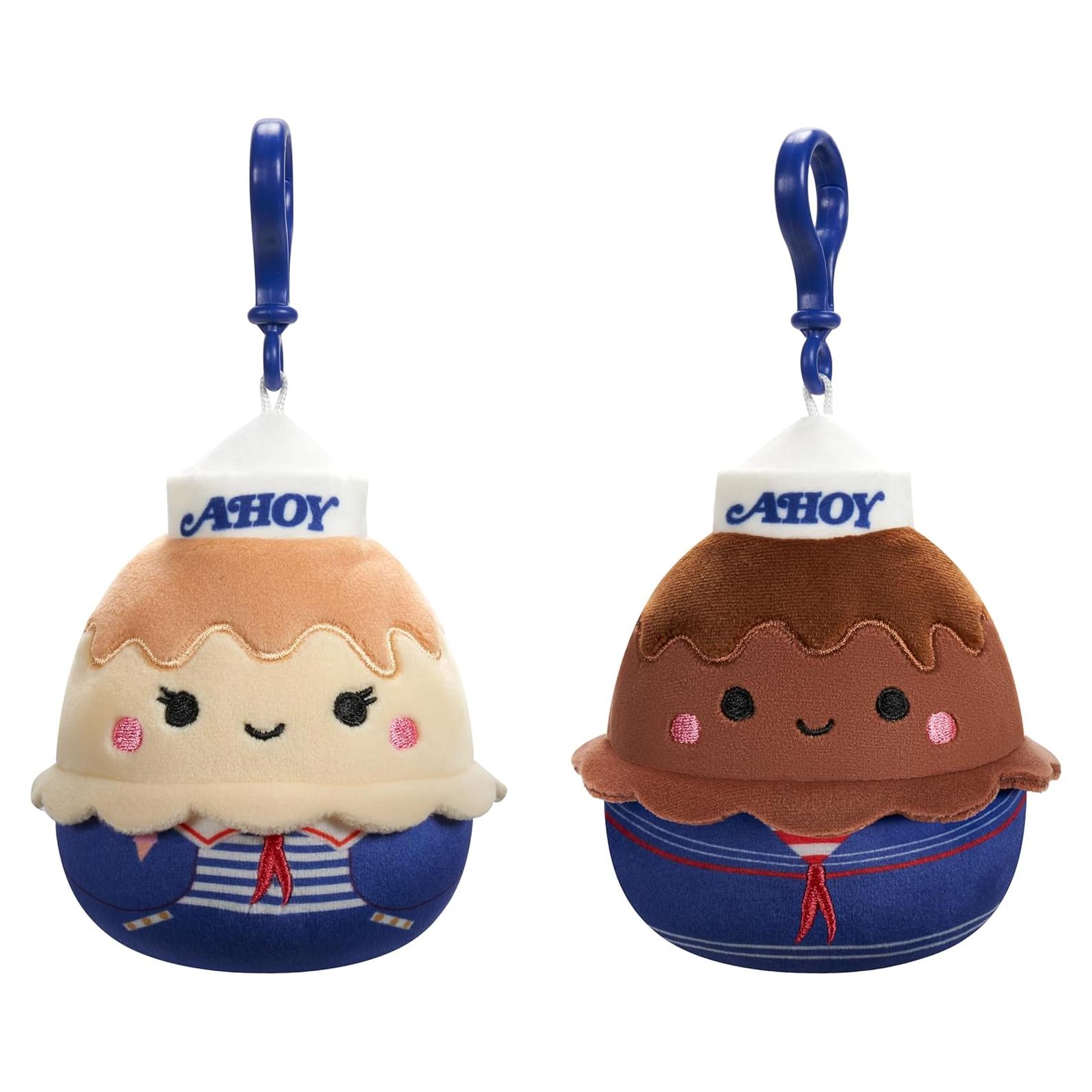 Squishmallows Peluche Oficial 2-Pack Chocolate Pudding + USS Butterscotch