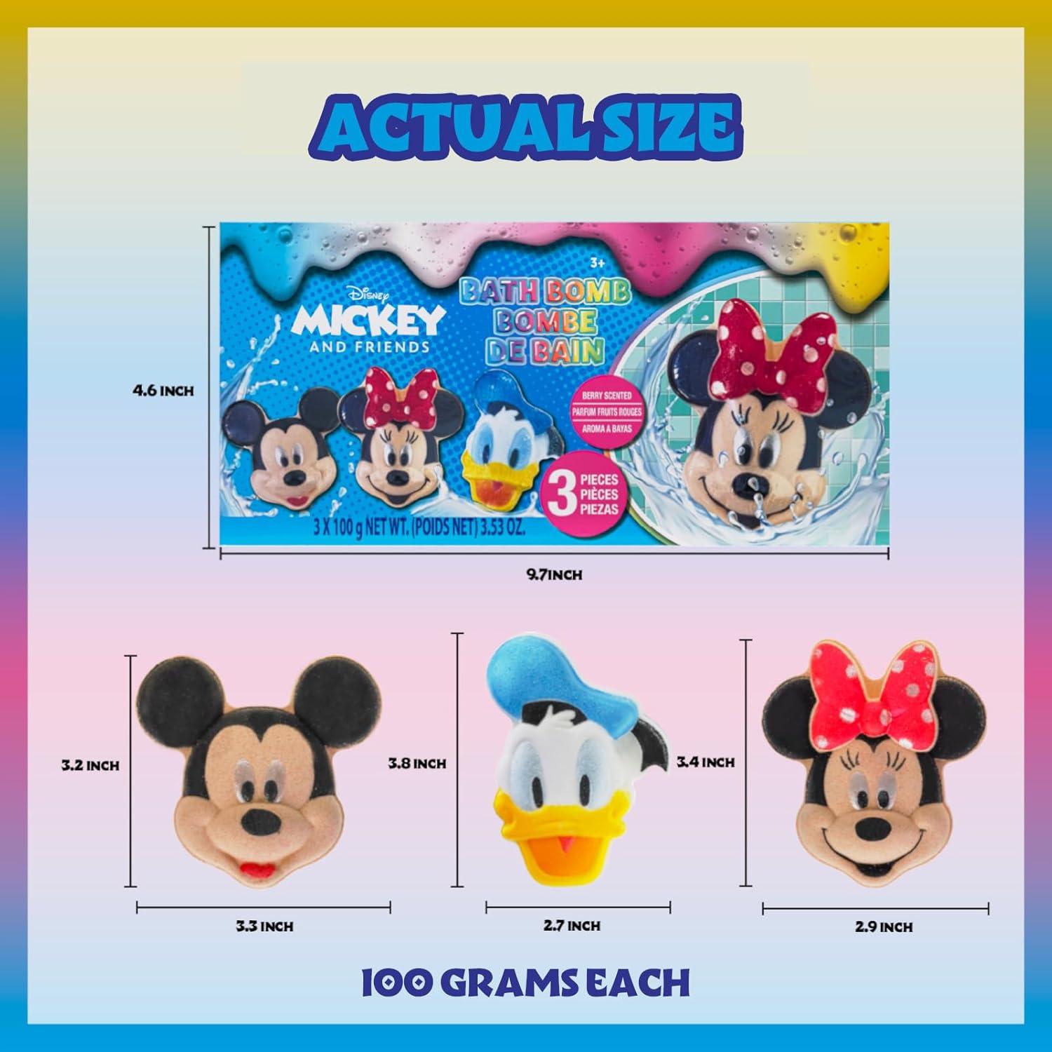 Bombas de baño Disney Mickey 100g - Townley Girl, aroma a bayas