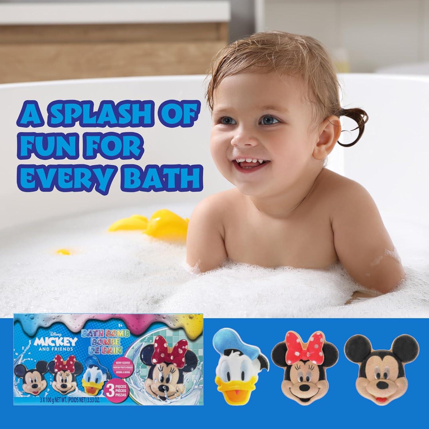 Bombas de baño Disney Mickey 100g - Townley Girl, aroma a bayas