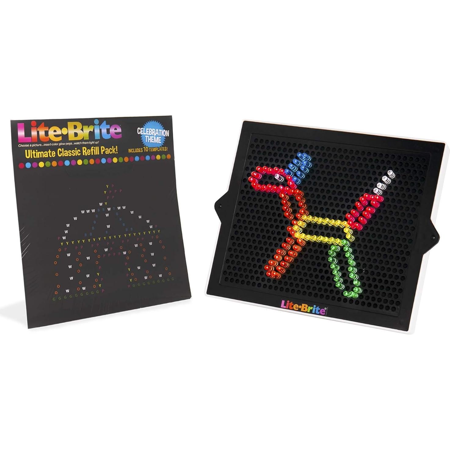 Paquete de Recarga Lite Brite - 10 Plantillas Celebración