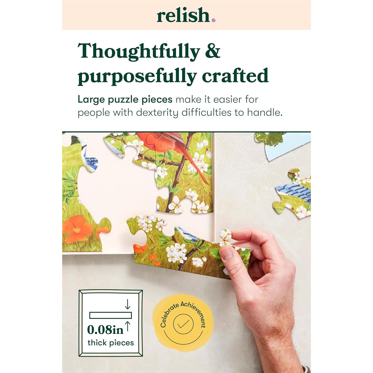 Rompecabezas Relish Blooming Lovely 13 Piezas para Demencia