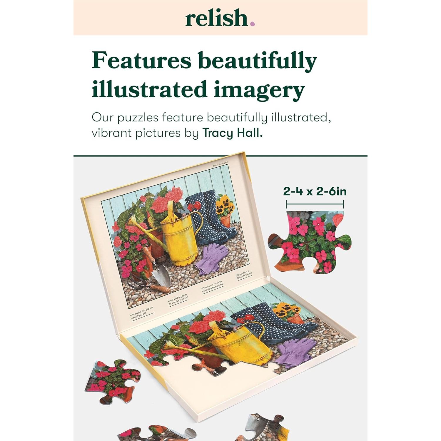 Rompecabezas Relish Blooming Lovely 13 Piezas para Demencia