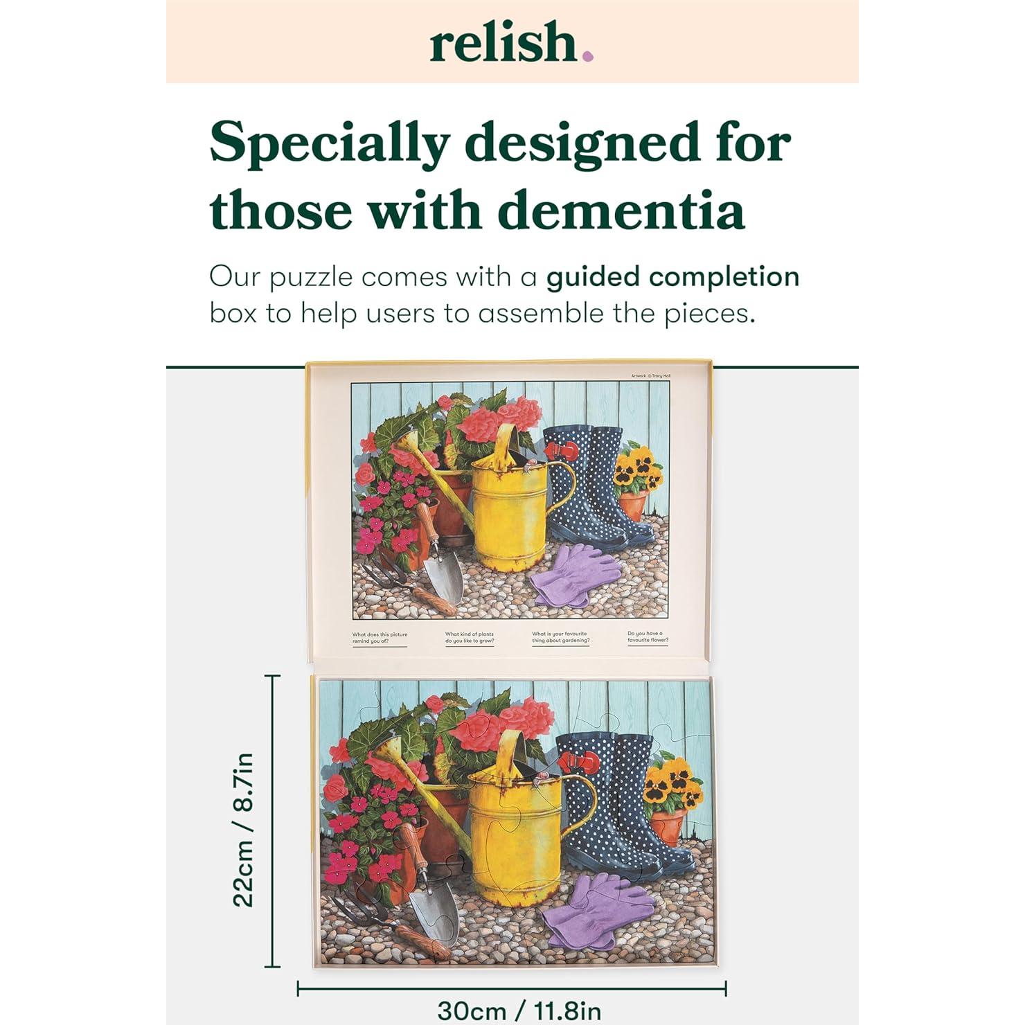 Rompecabezas Relish Blooming Lovely 13 Piezas para Demencia