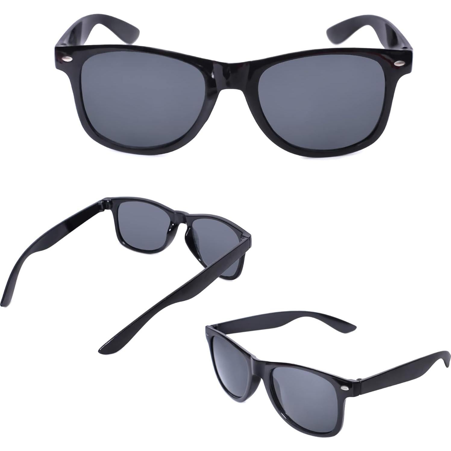 Gafas de sol retro UV400 con efecto de corazones - 2 pares