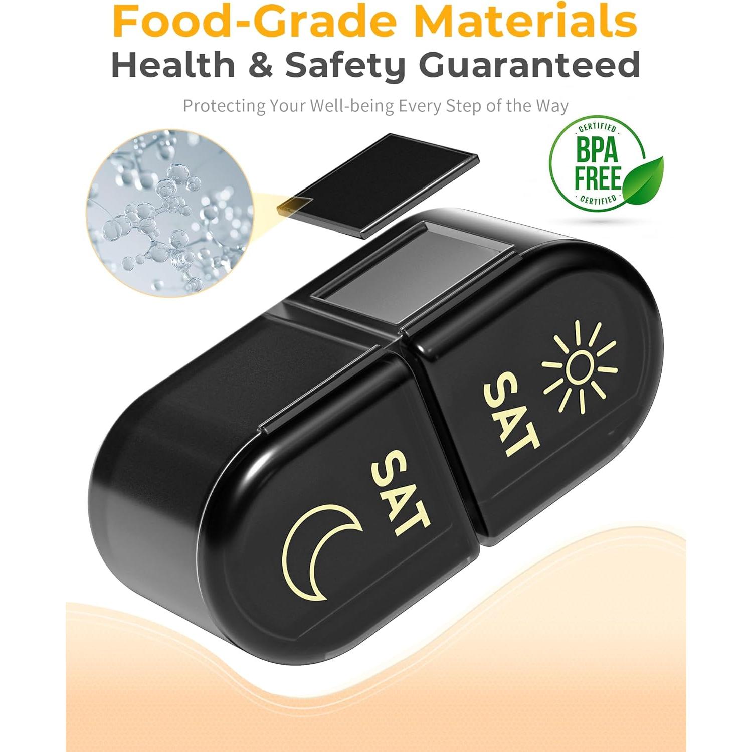 Organizador de Pastillas Semanal AM PM Pillex 7 Días 20.9x7.8cm