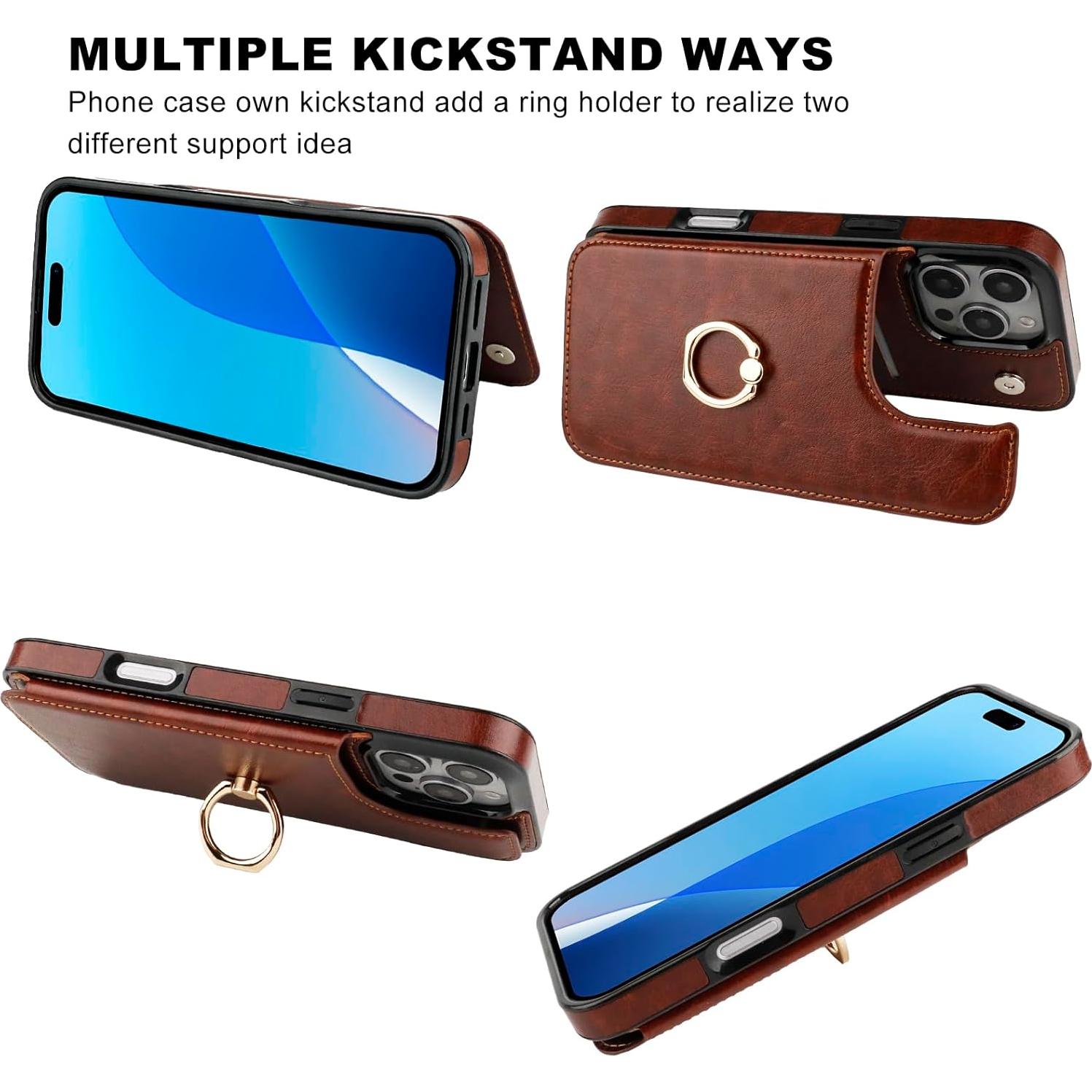 Funda para iPhone 16 Pro Max Onetop con soporte y RFID