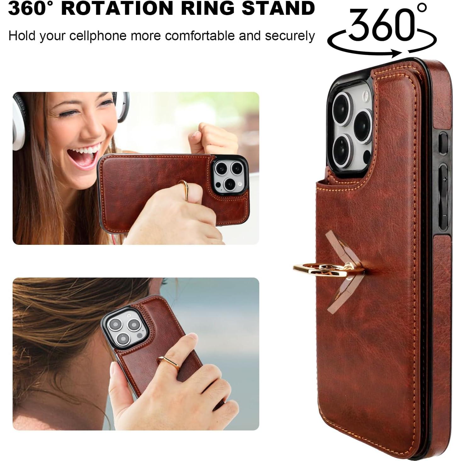 Funda para iPhone 16 Pro Max Onetop con soporte y RFID