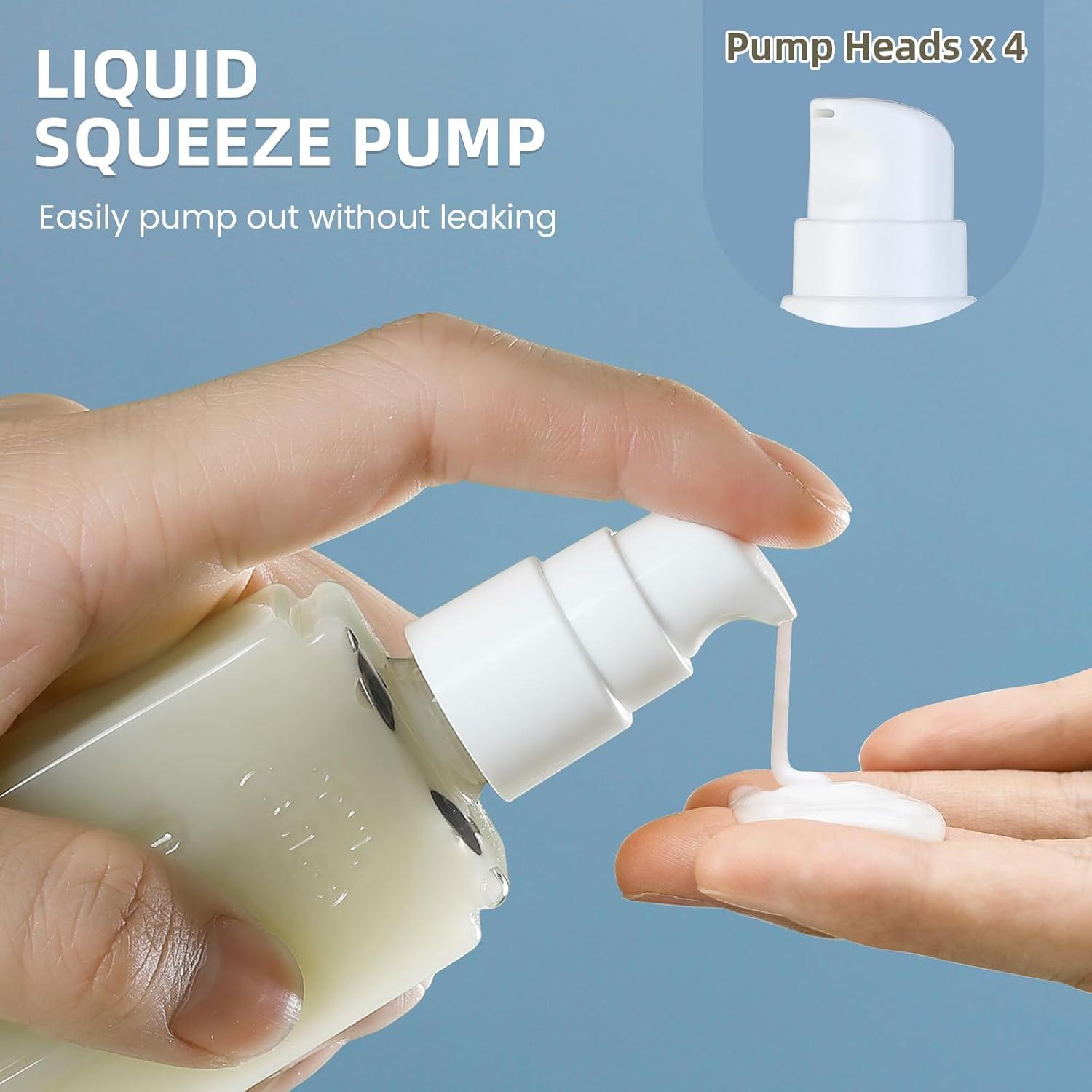 Set de Botellas de Viaje VITEVER 3oz Aprobadas por TSA - Azul