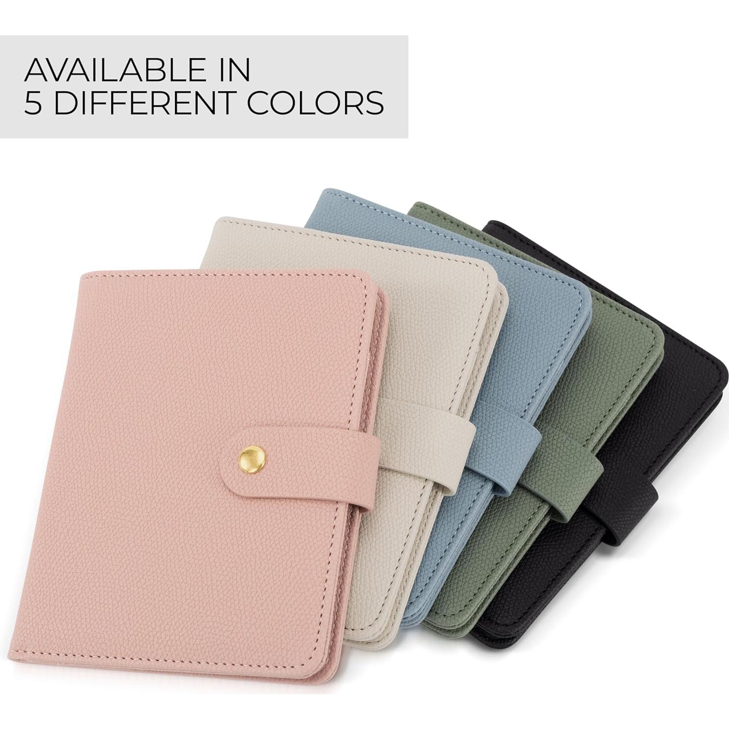 Portapasaporte ZICOTO Beige - Funda de Viaje Unisex con Soporte