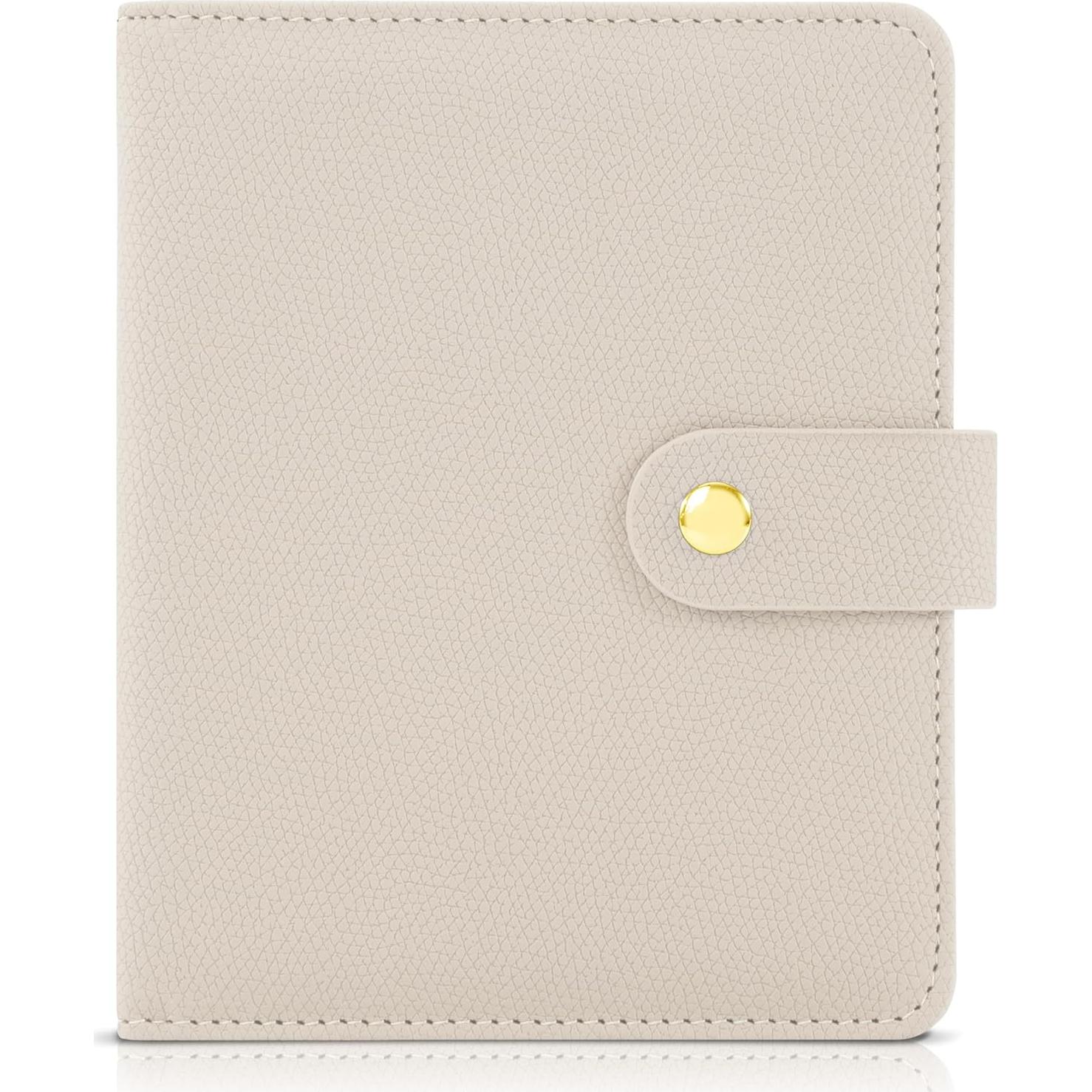 Portapasaporte ZICOTO Beige - Funda de Viaje Unisex con Soporte