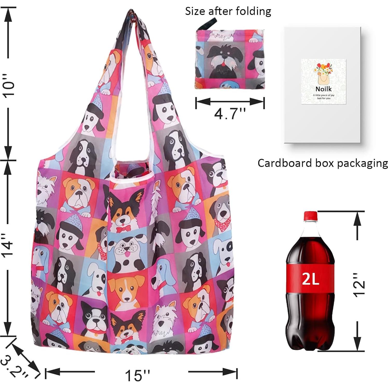 Bolsas de Compras Reutilizables Noilk NK230901-4 Paquete de 4