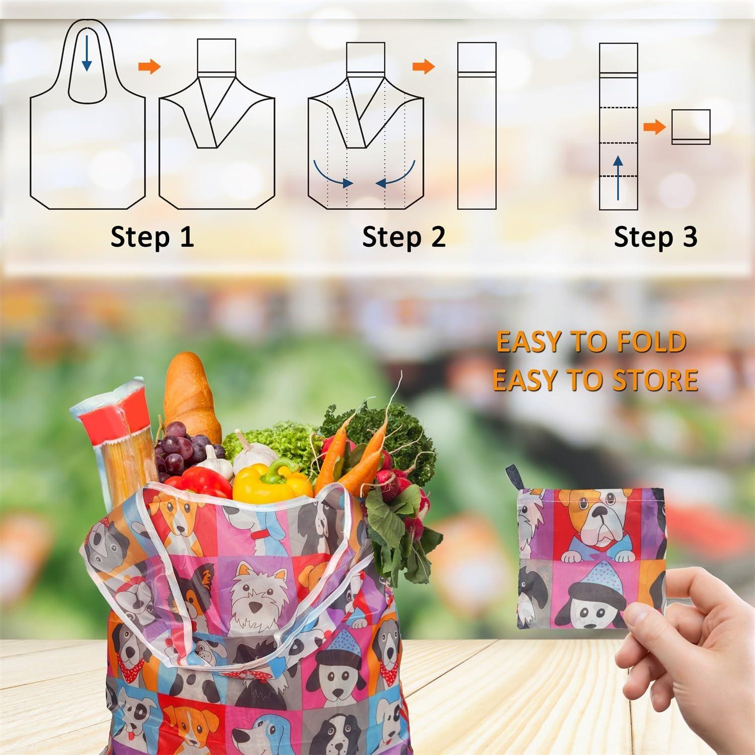 Bolsas de Compras Reutilizables Noilk NK230901-4 Paquete de 4