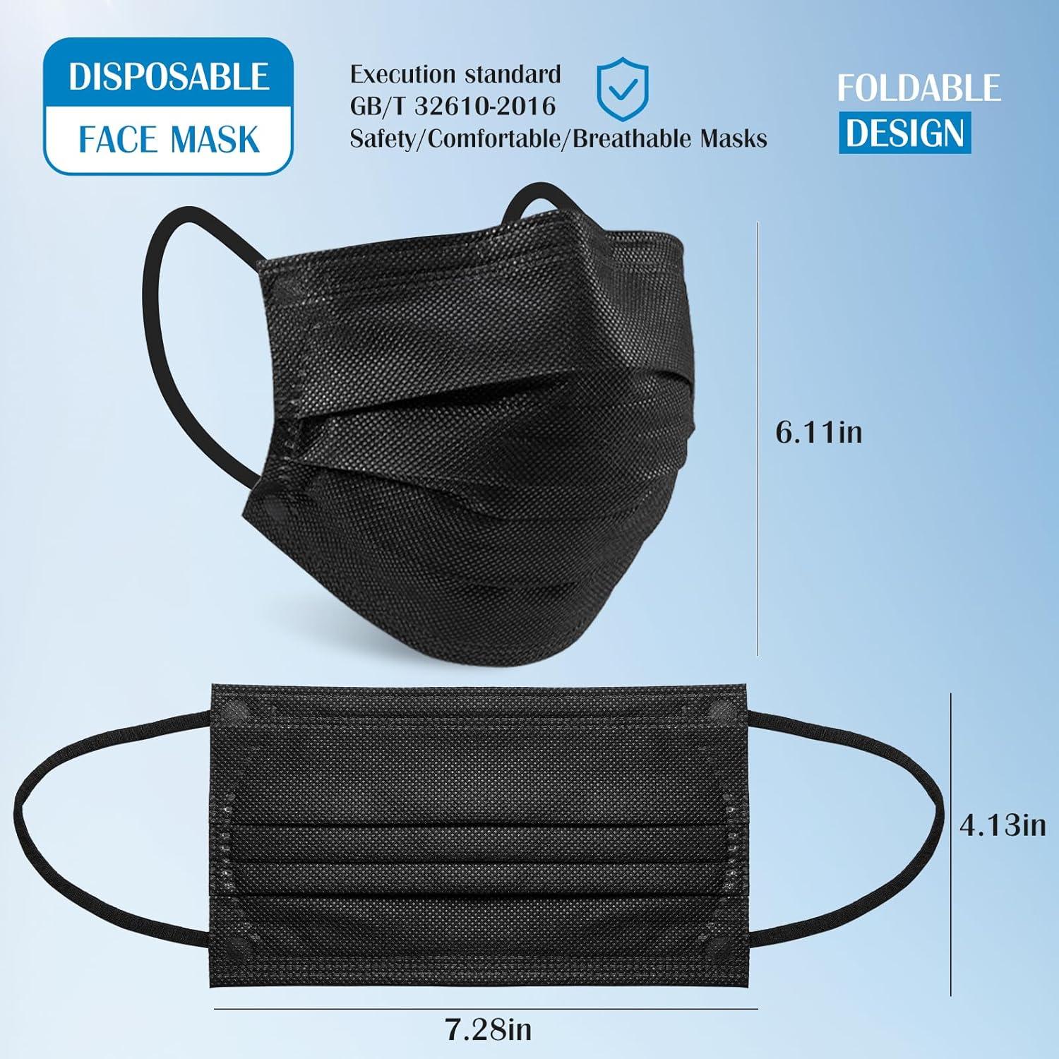 Mascarillas Desechables FENFEN 4 Capas - Paquete 100 Unidades