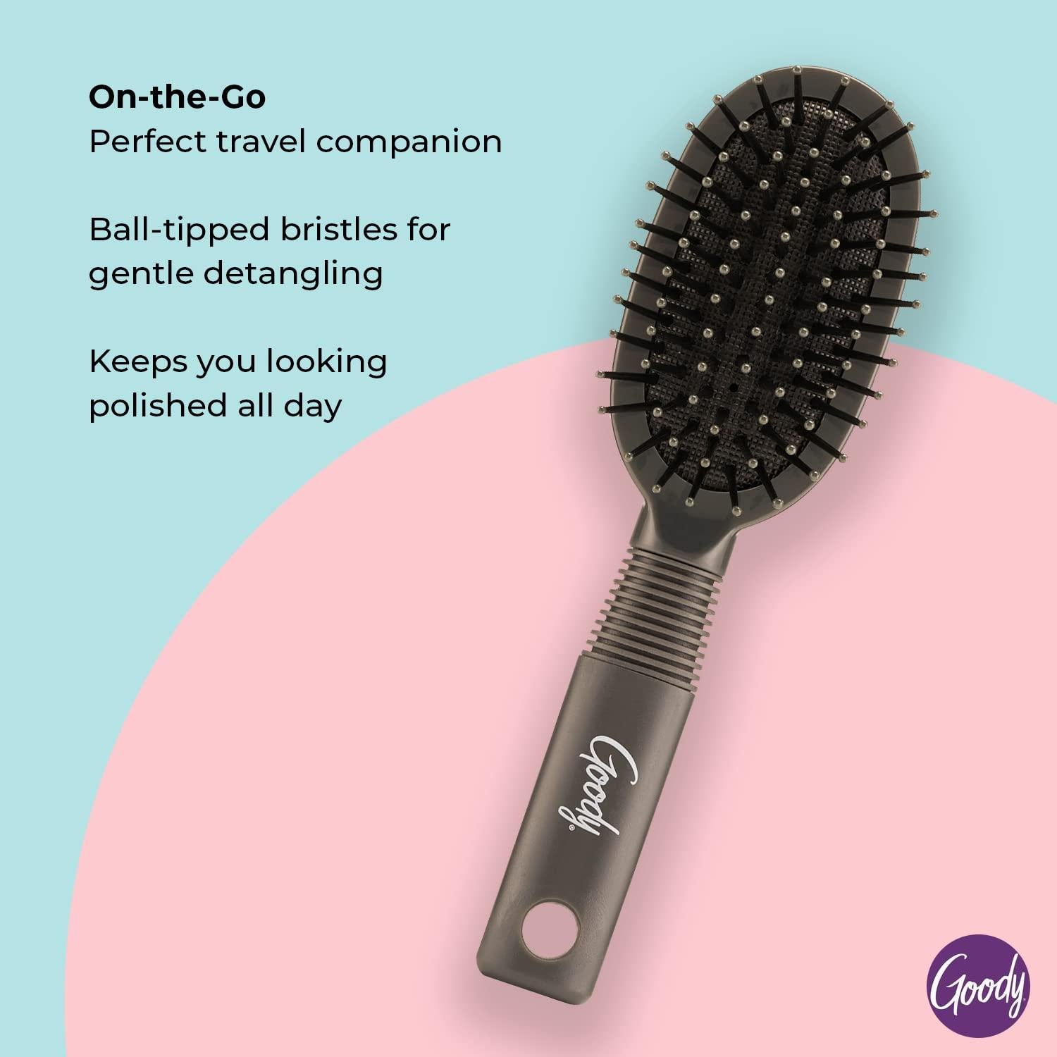 Cepillo de Pelo Mini Goody Ovalado para Todo Tipo de Cabello