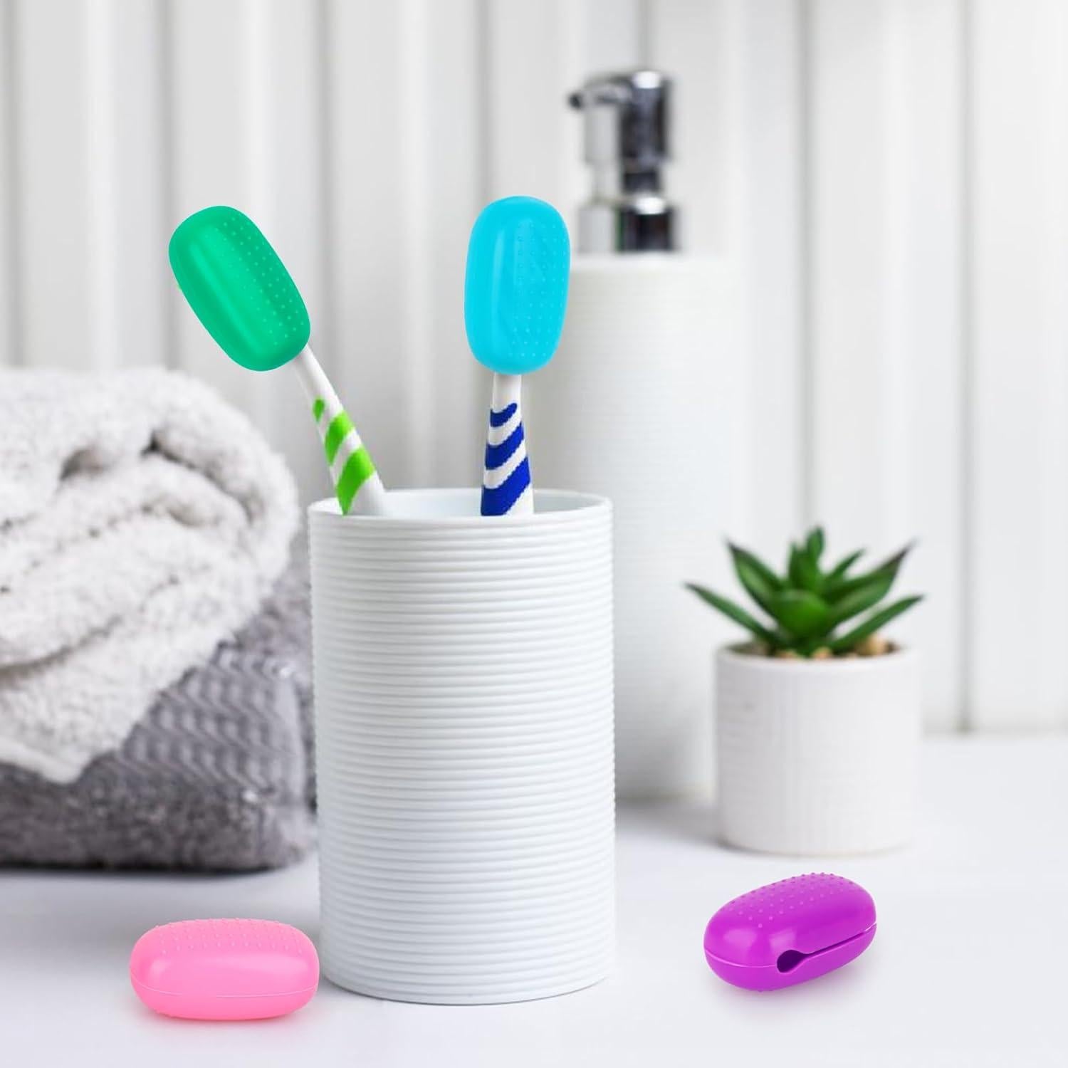 Cubiertas de Cabeza de Cepillo de Dientes Hxezoc - 6 Piezas