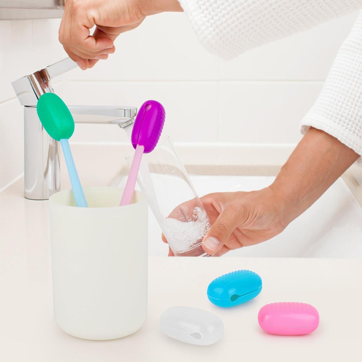 Cubiertas de Cabeza de Cepillo de Dientes Hxezoc - 6 Piezas