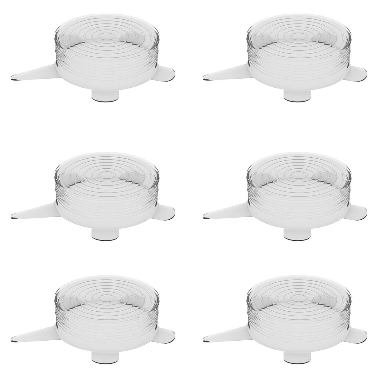 Tapas de Silicona Reutilizables Unwasted - Paquete de 6 Muy Pequeñas