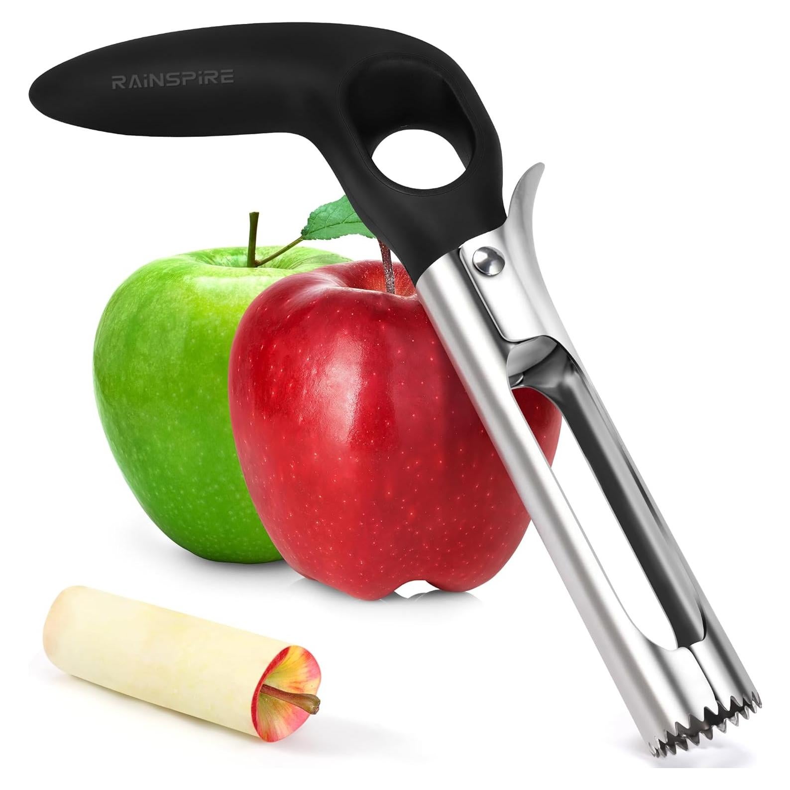 Descorazonador de Manzanas Rainspire, Acero Inoxidable, Mango Antideslizante