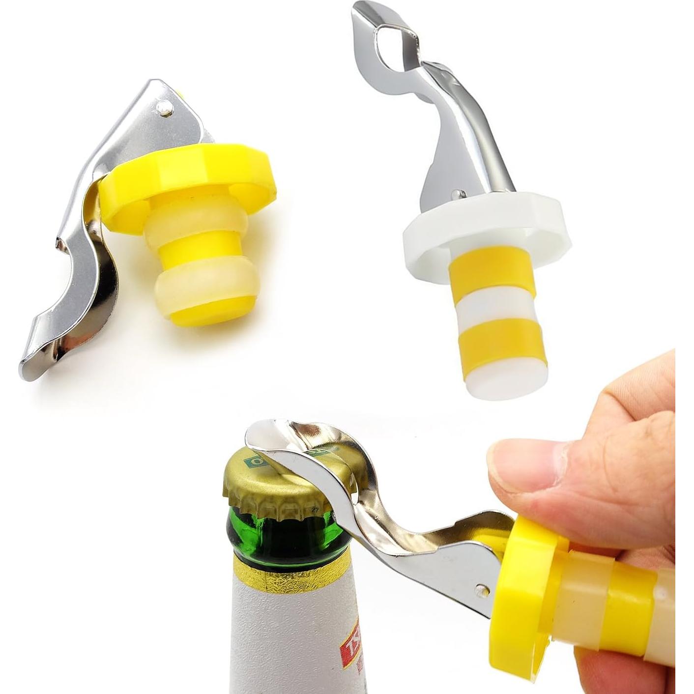 5 Tapones Reutilizables para Botellas de Vino M MUGIT