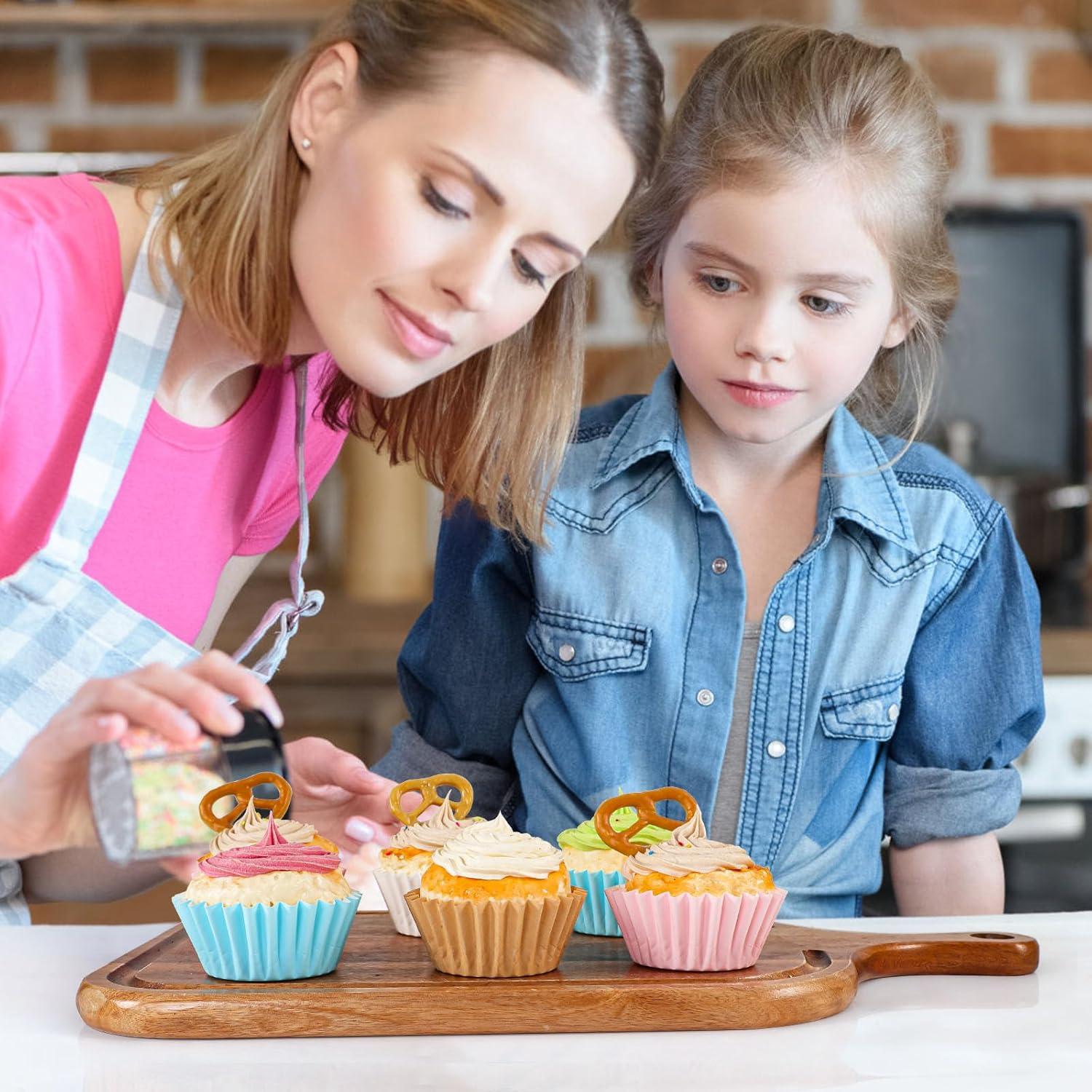 Forros para Cupcake Caperci Azul Claro 150 Cuentas Resistentes