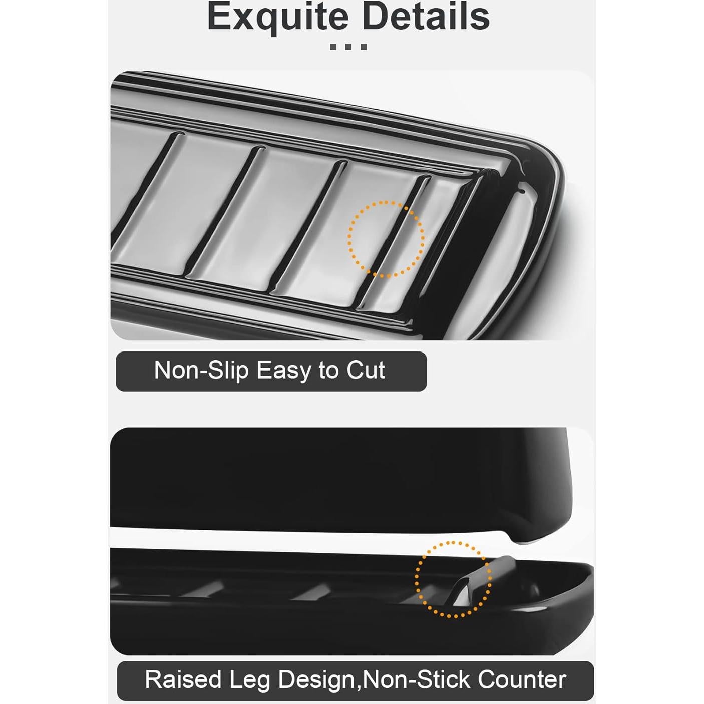 Plato de Mantequilla Nucookery Cerámica con Tapa Negra 113g