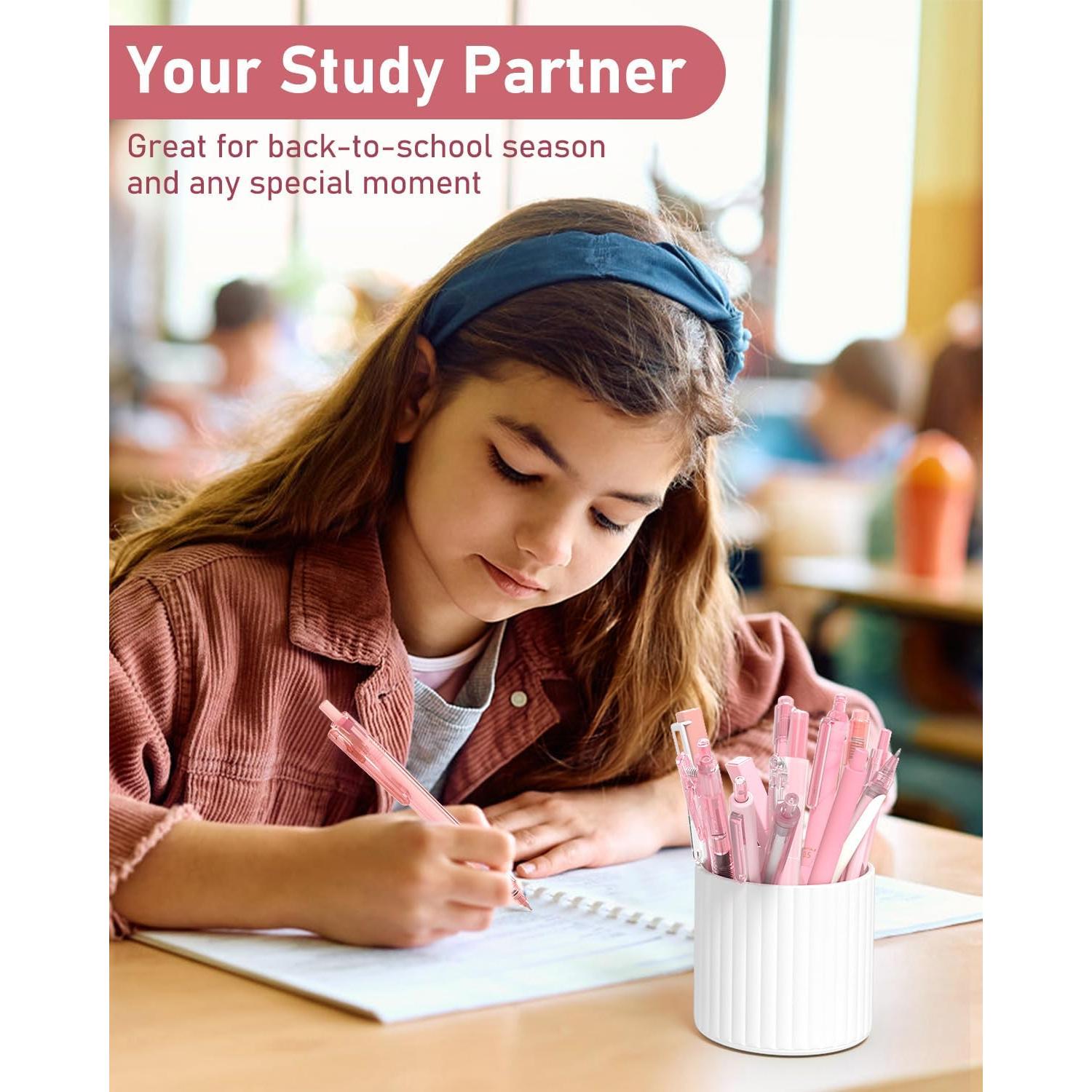 Conjunto de Bolígrafos de Gel Pastel Cuatro Caramelos 14 Piezas