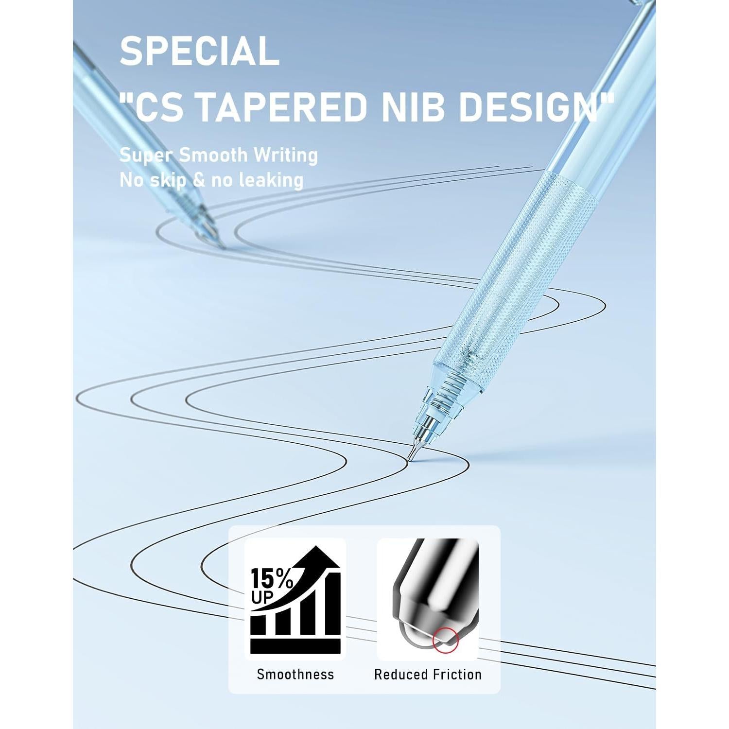 Conjunto de Bolígrafos de Gel Pastel Cuatro Caramelos 14 Piezas