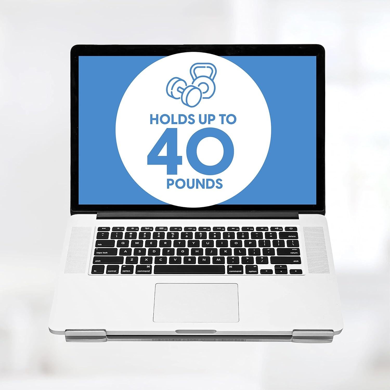 Soporte de Acrílico DuraClear para Laptop 21" - Elevación 6.35 cm