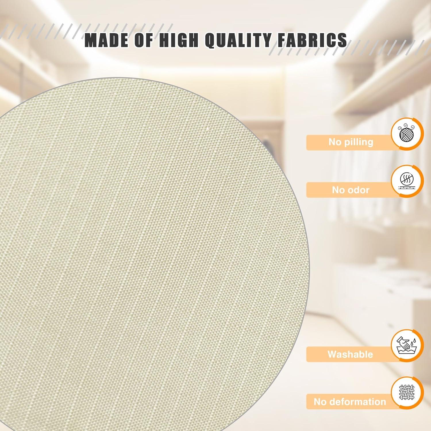 Organizador de Closet Colgante DonYeco 4 Estantes Beige