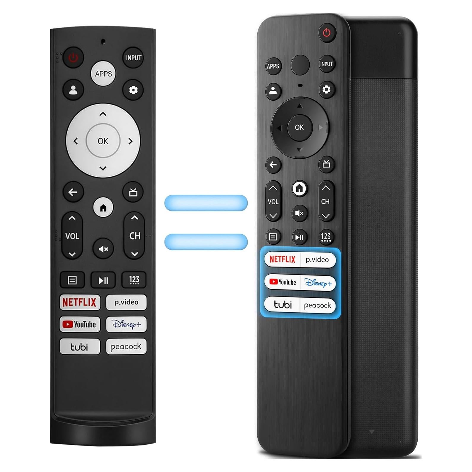Control Remoto Reemplazo Hisense ERF3M90H para TV 4K UHD