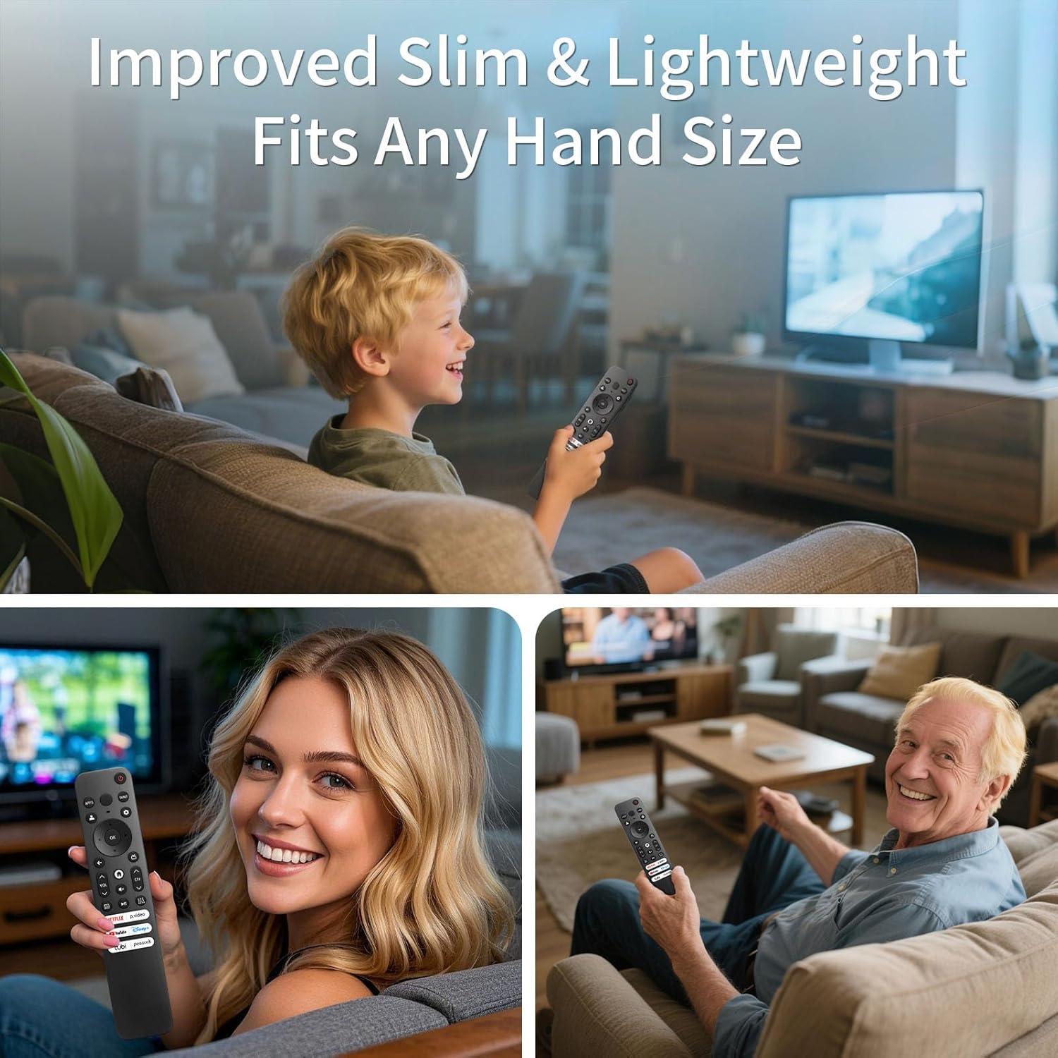 Control Remoto Reemplazo Hisense ERF3M90H para TV 4K UHD