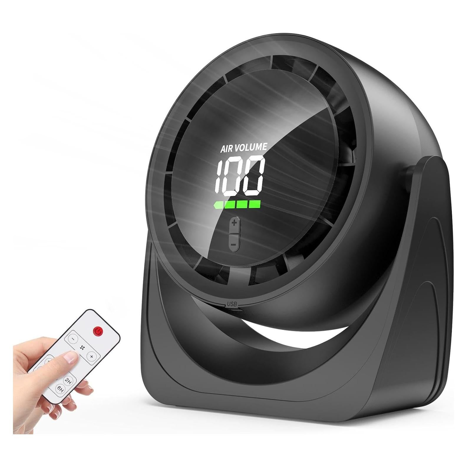 Ventilador de Escritorio JMNGSHU F70 100 Velocidades 36H Batería