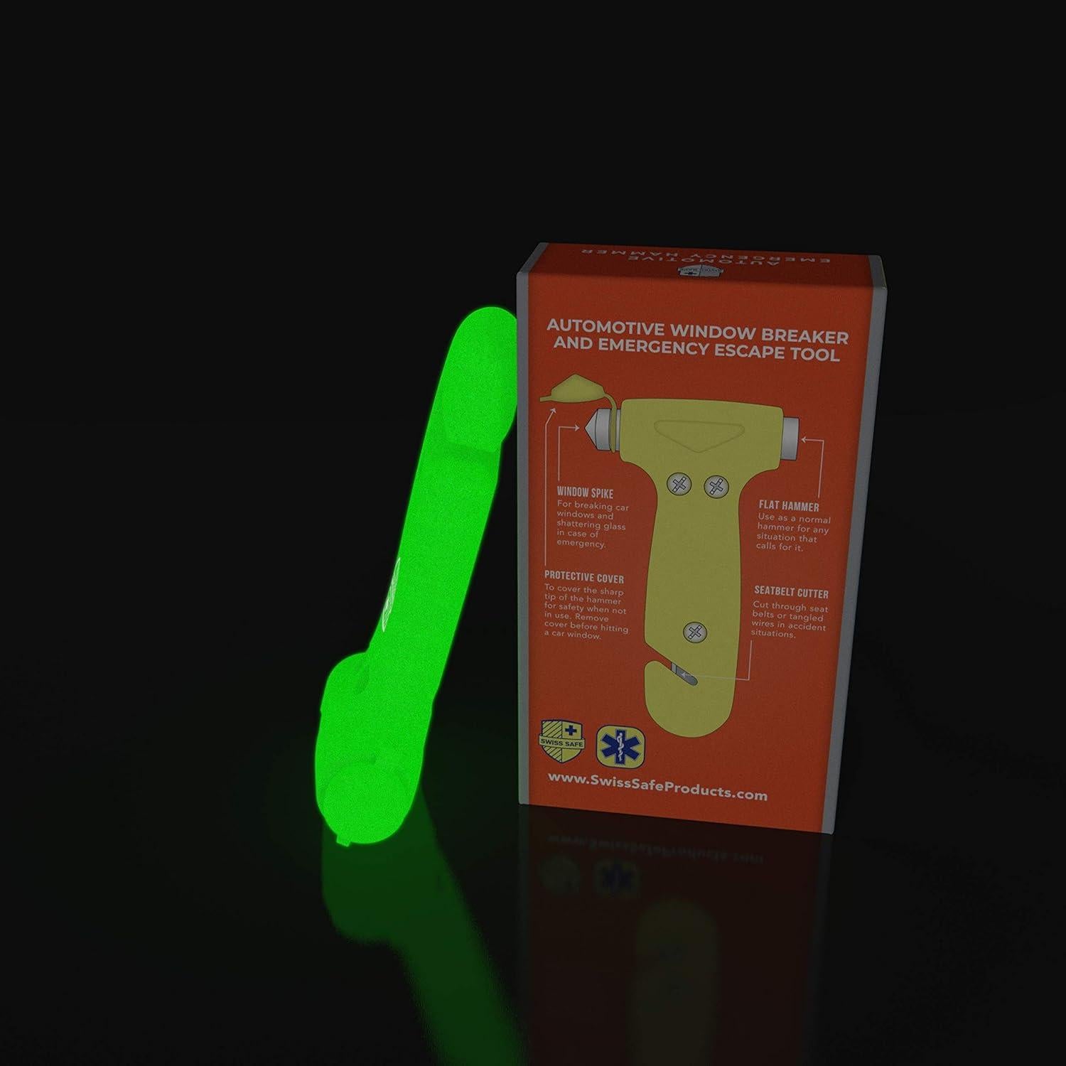 Martillo de Seguridad Swiss Safe 5 en 1 para Automóviles