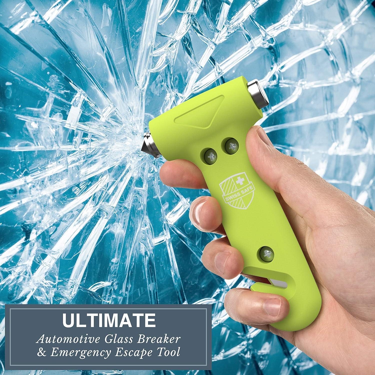 Martillo de Seguridad Swiss Safe 5 en 1 para Automóviles