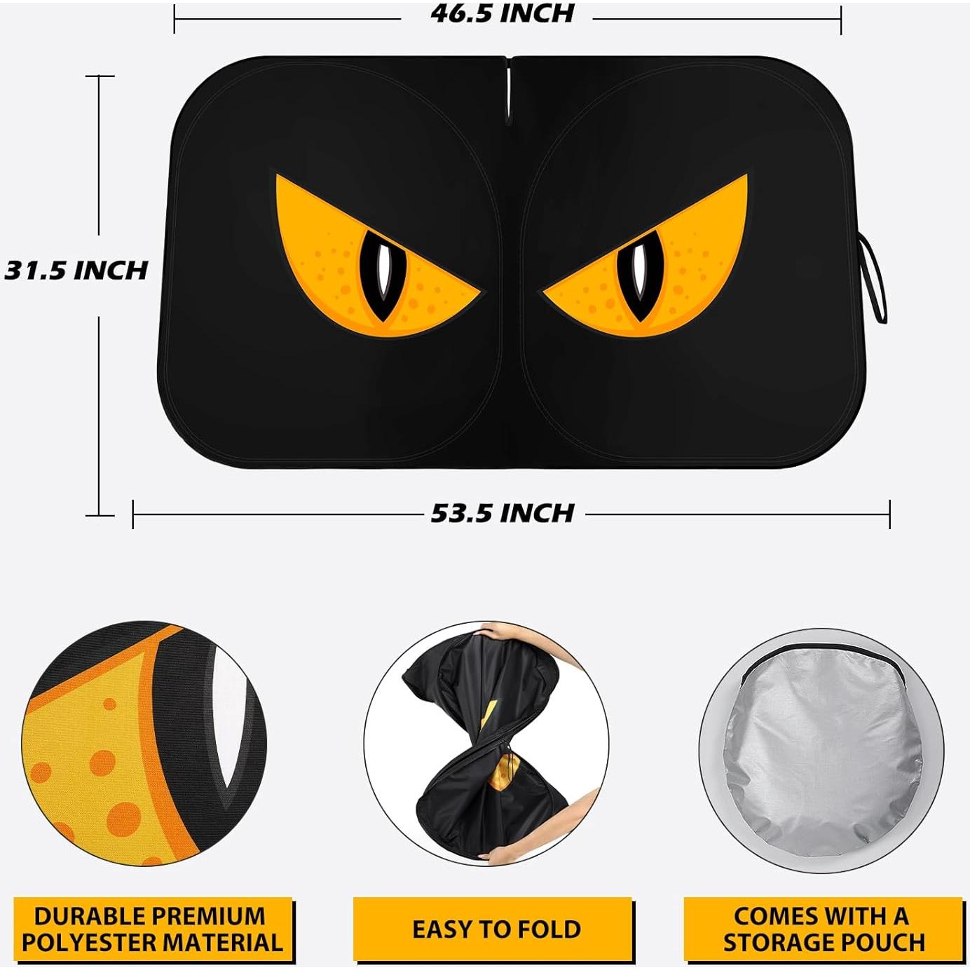 Protector Solar Parabrisas Coche LEVOTIYER Ajustable 64" x 32"